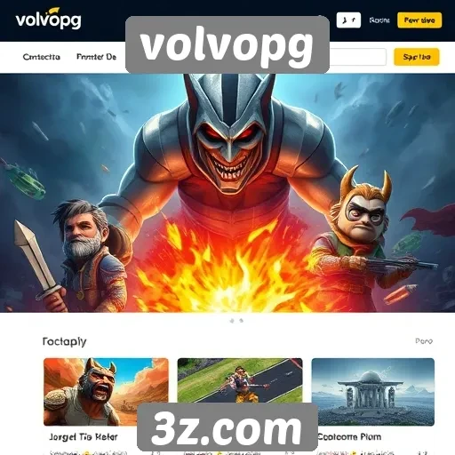 Avaliação dos gráficos e jogabilidade do site volvopg